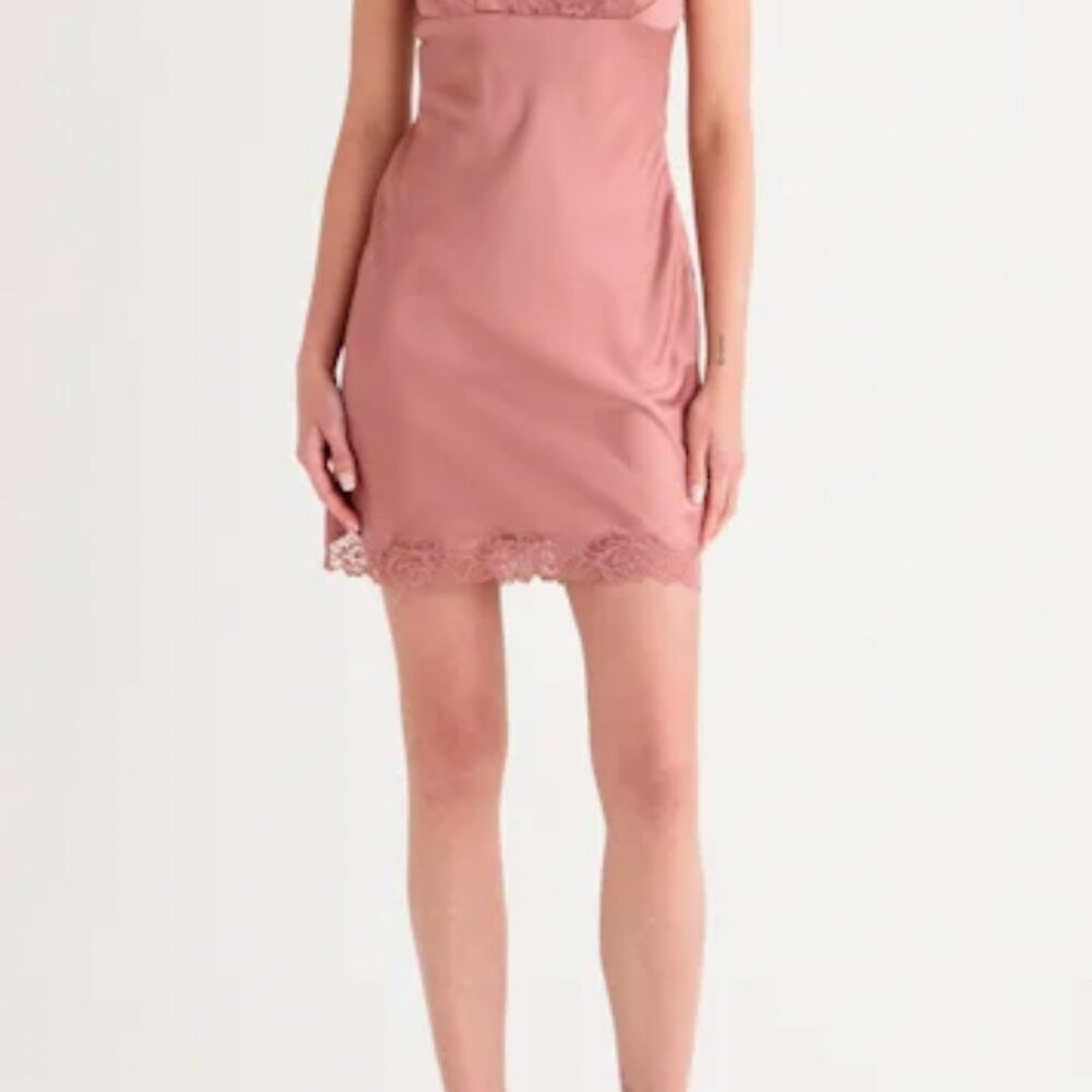 HOUSE OF CB Rose Lace Slip Dress  - Large - Like New, never worn - Picture 4 of 7